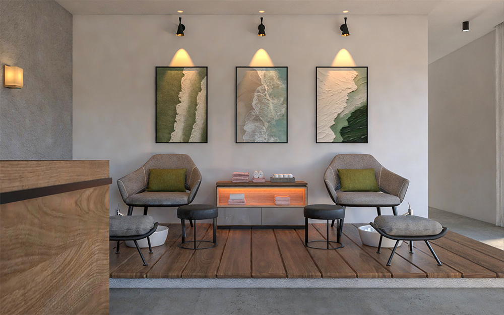 Elegant dining area